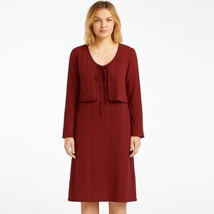 Speechless Plus Size  Knit Dress And Jacket Size XXL